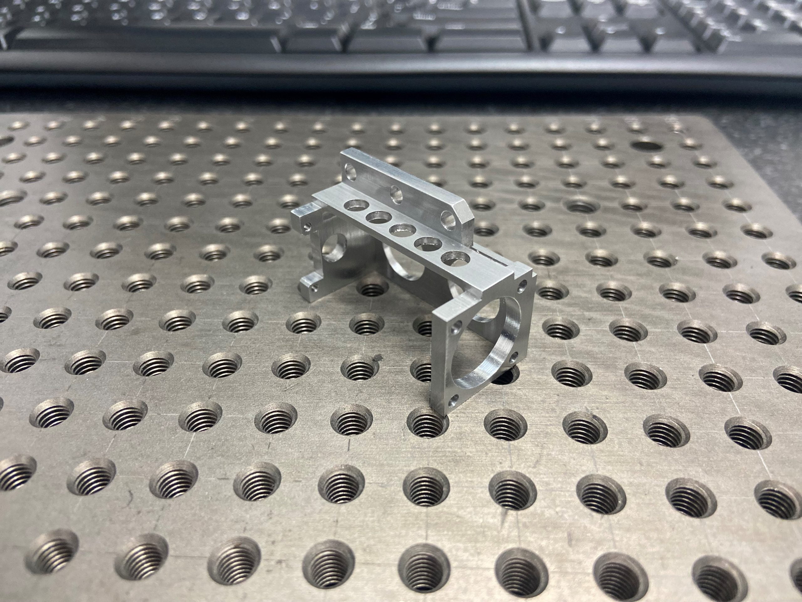 Alakai motor mount — aerospace CNC machined part