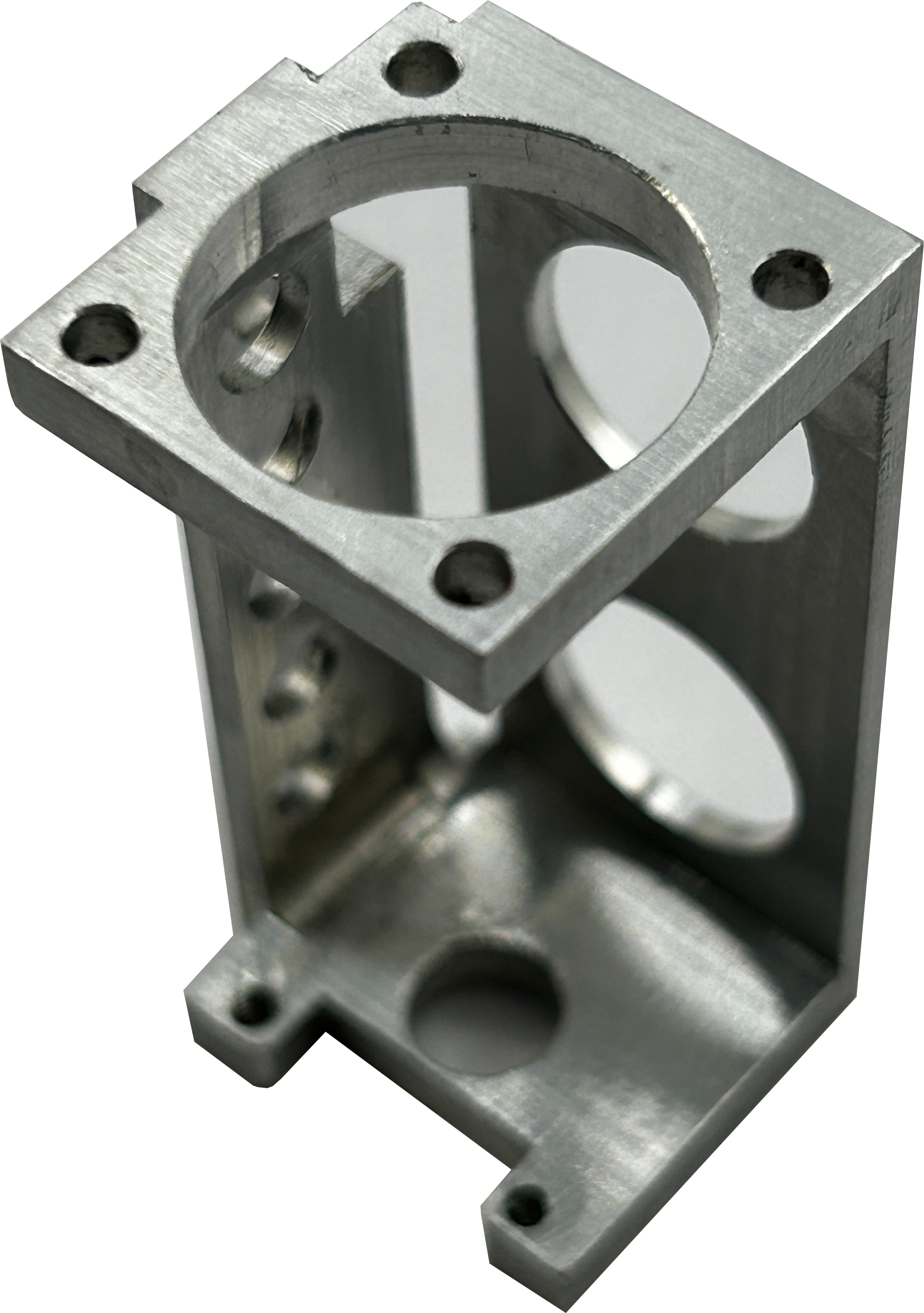 Precision CNC milled aluminum aerospace bracket — EGM Manufacturing